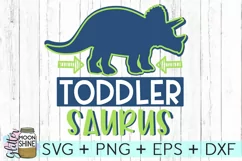Toddler Saurus SVG DXF PNG EPS Cutting Files Product Image 2
