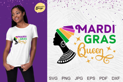Mardi Gras SVG| Mardi Gras Queen SVG | layered cut files Product Image 3