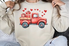 Cute Watercolor Valentines Day Clipart PNG Product Image 1