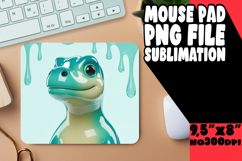 COZY MOUSE PAD SUBLIMATION MAGIC, Cute Dino Product Image 1