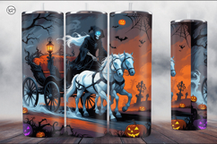 4 Halloween Tumbler Wrap Sublimations, 20 oz Product Image 3