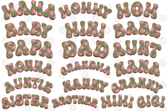 Family Mama Dad Sublimation Bundle Mother&#039;s Father&#039;s Day Set Product Image 2