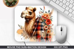 Camel Mouse Pad Sublimation, Animals Mouse Pad PNG Design Product Image 1