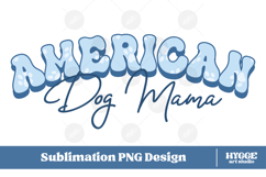 American Dog Mama Papa 4th of July USA Paw DTF PNG Bundle Product Image 2