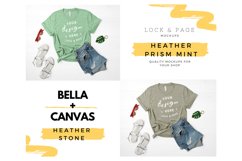 Bella Mockup Bundle 3001 T-Shirt Bundle Heather Prism Set Product Image 2