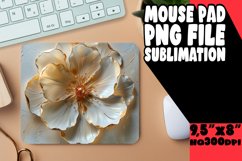 Blossom Magic: Sublimated Mouse Pad Designs Art PNG Product Image 1