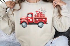 Cute Watercolor Valentines Day Clipart PNG Product Image 1