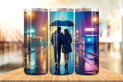 Valentine’s Day Umbrella Couple Tumbler Wrap PNG Big Bundle Product Image 10