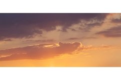 the sky with clouds during sunset Product Image 1