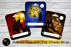 Halloween Money Cards png design,Money Holder Printable Product Image 1