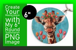 Spring Round Design - Cute Giraffe Product Image 1