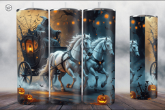 4 Halloween Tumbler Wrap Sublimations, 20 oz Product Image 4