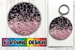 Radiant Floral Paradise PNG Sublimation : Keychain, Coaster Product Image 1