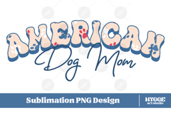 American Dog Mama Papa 4th of July USA Paw DTF PNG Bundle Product Image 4