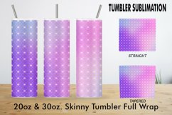 Sublimation Tumbler art deco line unicorn gradient Product Image 2