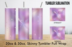 12 Sublimation Tumbler purple gradient metallic color shine Product Image 2