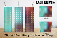 Sublimation Tumbler art deco line gold iridescent gradient Product Image 2