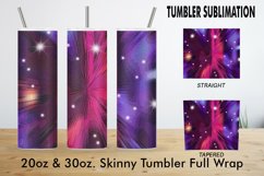 12 Sublimation Tumbler background Comic pop art purple shine Product Image 2