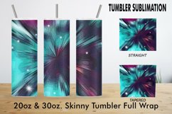12 Sublimation Tumbler background Comic pop art purple shine Product Image 3