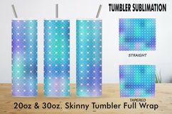 Sublimation Tumbler art deco line gold unicorn gradient Product Image 2