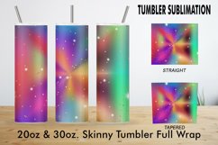12 Sublimation Tumbler rainbow gradient metallic color shine Product Image 3