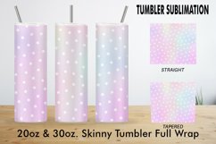 12 Variations Sublimation Tumbler geometric pattern rainbow Product Image 4