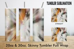 12 Sublimation Tumbler brown tie dye metallic color shine Product Image 3