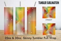 12 Sublimation Tumbler colorful gradient metallic shine Product Image 4