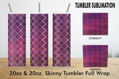12 Variations Tumbler gold art deco pattern purple gradient Product Image 3