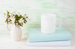 Coffee mug mockup with spring flowers Product Image 3