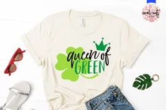 Queen of green - St. Patrick's Day SVG EPS DXF PNG Product Image 2
