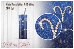 Aries. Zodiac Sign with Constellation 20oz SKINNY TUMBLER. Product Image 2