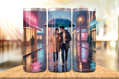 Valentine’s Day Umbrella Couple Tumbler Wrap PNG Big Bundle Product Image 12
