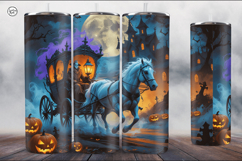 4 Halloween Tumbler Wrap Sublimations, 20 oz Product Image 5