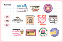 11 Funny Student Life Saying SVG Bundle V3 Product Image 3