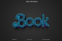 Book 3d Editable Text Effect Style Product Image 1