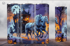 4 Halloween Tumbler Wrap Sublimations, 20 oz Product Image 2