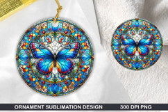 Animals Stained Glass Ornament Bundle, 30 High-Quality PNG Product Image 20
