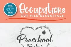 Preschool Teacher svg - a Preschool svg kit with icons Product Image 2