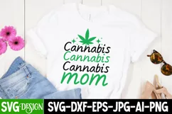 Cannabis Moms SVG Cut File, Funny Weed SVG Cut File Product Image 5