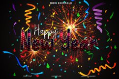 Happy new year 3d Editable Text Effect Style Product Image 1