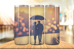 Valentine’s Day Umbrella Couple Tumbler Wrap PNG Big Bundle Product Image 14
