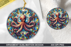 Animals Stained Glass Ornament Bundle, 30 High-Quality PNG Product Image 15