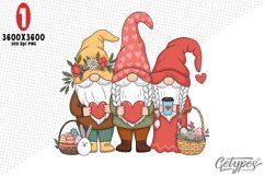 Valentine Gnome Sublimation Clipart - High Quality Design Product Image 2