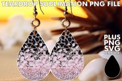 Glitter Leopard Elegance: Sublimation Charms Product Image 1