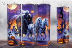 4 Halloween Tumbler Wrap Sublimations, 20 oz Product Image 3