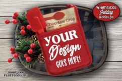 Christmas Basket-Red Potholder Mockup Product Image 1