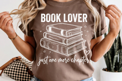 Book Lover PNG Just One More Chapter Reading Product Image 8