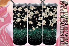 Sparkling Leopard Pattern Tumbler Graphic: Sublimation - 20o Product Image 1