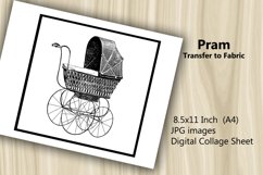 Transfer to Fabric Sheet - Pram Product Image 1